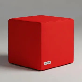 Аренда Пуф мини красный 45x45 см 04 306RD в санатории «Черноморье» — ART SPACE