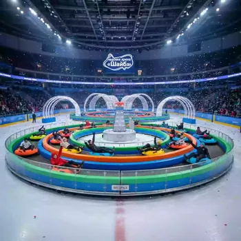 Аренда Тюбинг карусель кросс в ледовой арене «Шайба» — ART SPACE