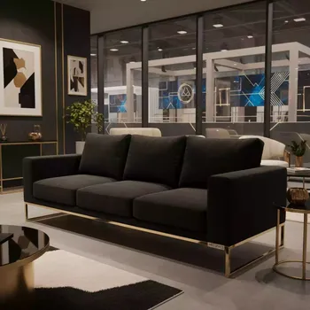 Аренда Диван black & gold Andrian на Сочи Автодроме — ART SPACE