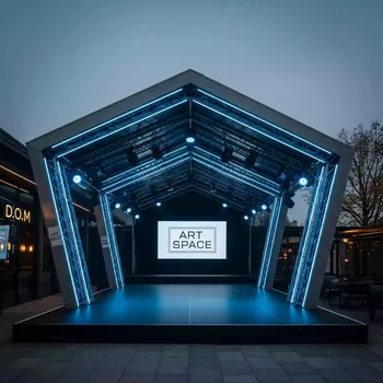 Аренда Сцена с крышей 14х10 в ресторане «D.O.M» — ART SPACE
