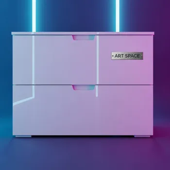 Аренда Комод Хайди 2 ящика белый в Delta Sirius — ART SPACE