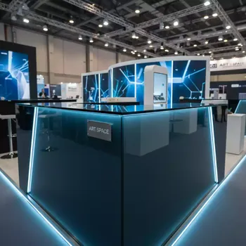 Аренда Столешница стеклянная Jumbo Corner Top для барной стойки в отеле Radisson Lazurnaya — ART SPACE