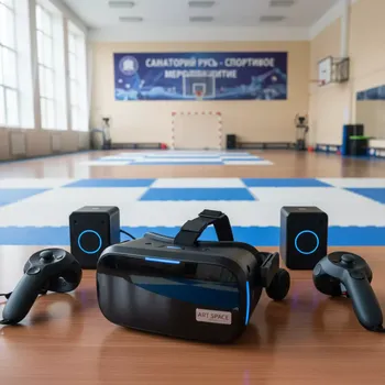 Аренда Комплект Pimax 5K Plus с контроллерами и базовыми станциями Vive 1.0 в санатории «Русь» — ART SPACE