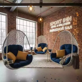 Аренда Качели плетеные пластиковые с подушкой Hawaii в Sport Inn Hotel & Wellness — ART SPACE