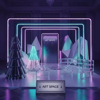 Аренда Фотозона новогодняя ретро в санатории «Металлург» — ART SPACE