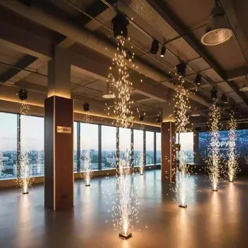 Аренда Искрометы бездымные верхнего подвеса в ресторане «Высота 5642» — ART SPACE