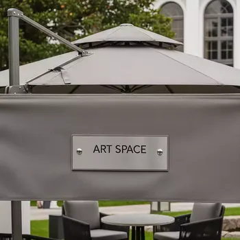 Аренда Зонт садовый серый в комплексе «Дагомыс» — ART SPACE