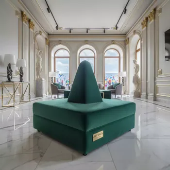 Аренда Пуф Shape треугольный изумрудный на вилле «Анна» — ART SPACE