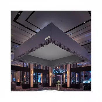 Аренда Часть зонта верхняя Maestro 350 квадратный с воланом серый в Mövenpick Hotel — ART SPACE