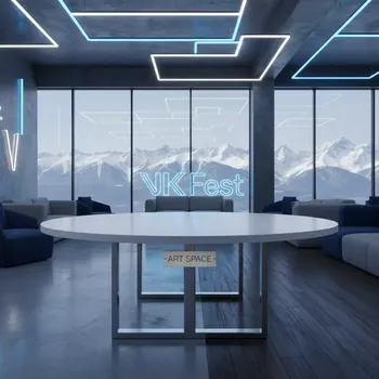 Аренда Стол для переговоров круглый белый Backstage 100 см в Rixos Krasnaya Polyana — ART SPACE