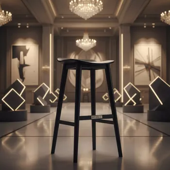 Аренда Барный стул Wood Black в санатории «Заполярье» — ART SPACE