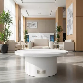 Аренда Журнальный стол Round White в Гранд Отель Сочи — ART SPACE