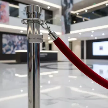Аренда Столбик с канатом красным 1,5 м в Swissôtel Resort Sochi Kamelia — ART SPACE