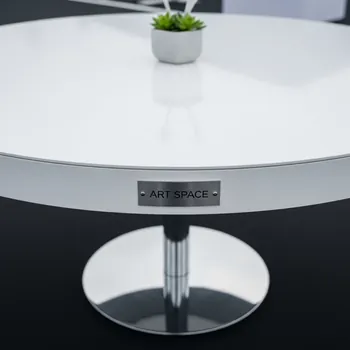 Аренда Стол коктейльный Circular White d 70 в комплексе Sea Galaxy — ART SPACE