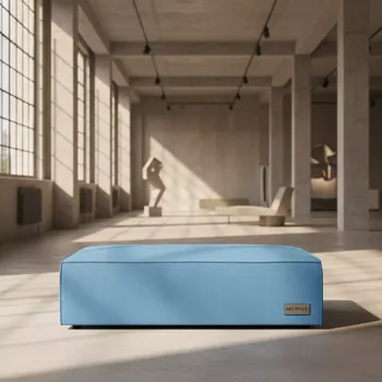 Аренда Пуф shape sky blue rectangular в отеле «Звездный» — ART SPACE