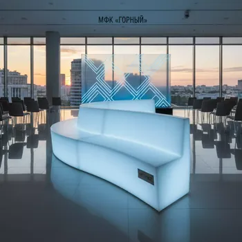 Аренда Банкетка с подсветкой LED Snake в МФК «Горный» — ART SPACE