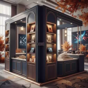 Аренда Промостойки City с полками в Karat Resort — ART SPACE