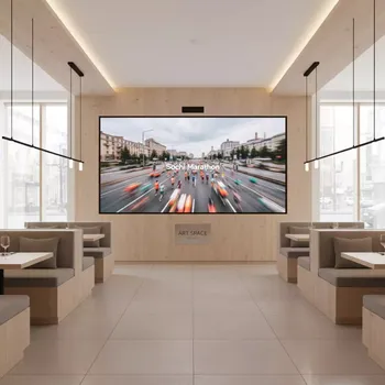 Аренда Экран LED 4х2 м P1.9 в ресторане «Sanremo» — ART SPACE