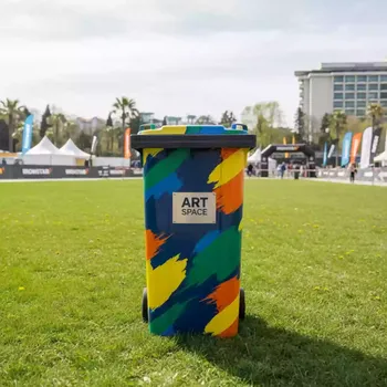 Аренда Мусорный бак евро 120 л в Grand Karat Sochi — ART SPACE