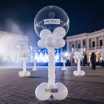 Аренда Шар баблс прозрачный 45 см в Grand Karat Sochi — ART SPACE