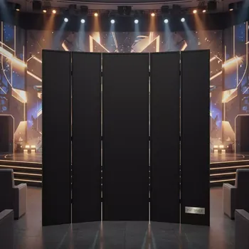 Аренда Ширма Fold Black черная в санатории «Русь» — ART SPACE