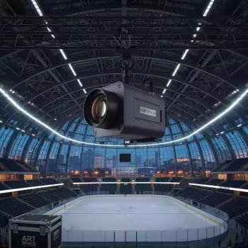 Аренда Проектор Panasonic PT RZ7LBE WUXGA 7500 лм в ледовой арене «Шайба» — ART SPACE