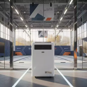 Аренда Кондиционер напольный Zanussi в Керлинговом центре «Ледяной куб» — ART SPACE