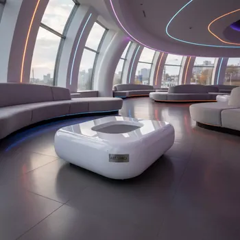 Аренда Журнальный стол Homer белый в комплексе Sea Galaxy — ART SPACE