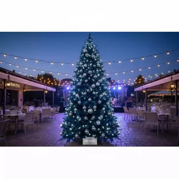 Аренда Елка искусственная Royal Christmas Montana Slim Premium PP PVC 195 см в ресторане «La Terrazza» — ART SPACE