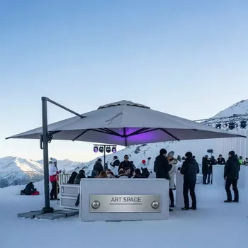 Аренда Зонт профессиональный Leonardo Braccio 4 м на площадке Rosa Peak (2320м) — ART SPACE