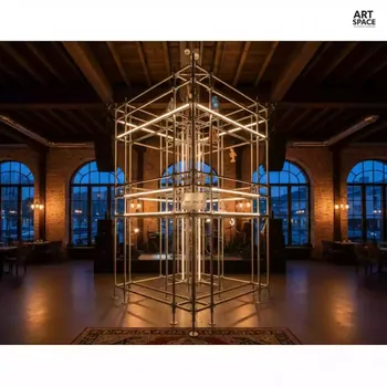 Аренда Стыковочные элементы Layher в ресторане «Плакучая Ива» — ART SPACE