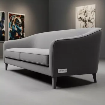 Аренда Диван MON S 2.001 W серый в Ледовом дворце «Айсберг» — ART SPACE