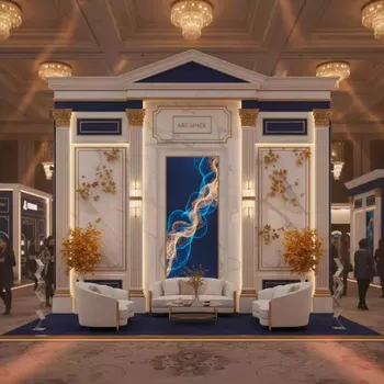 Аренда Дизайн проект стенда Итриум в Radisson Hotel Rosa Khutor — ART SPACE