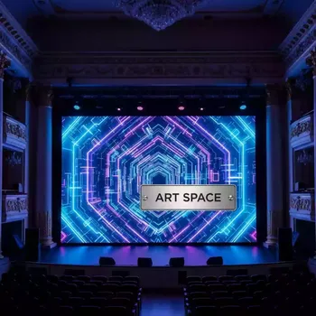 Аренда Светодиодный экран с шагом пикселя P2 в Зимнем театре — ART SPACE