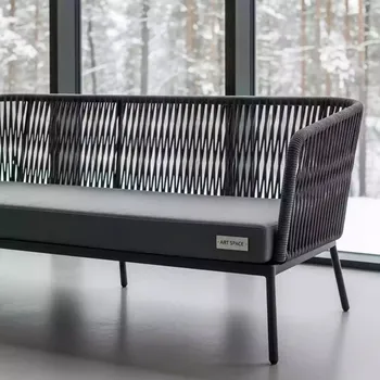 Аренда Лаунж диван плетеный 356 Outdoor Woven в ресторане «Voda» — ART SPACE