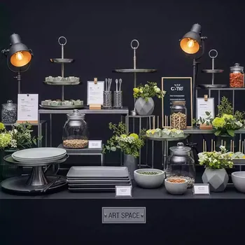 Аренда Посуда и декор для candy bar в ледовом дворце «Большой» — ART SPACE