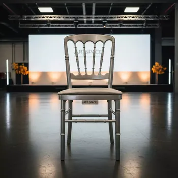 Аренда Стул серебряный Tiffany в Delta Sirius — ART SPACE