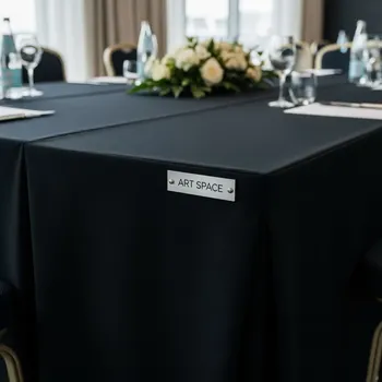 Аренда Скатерть чёрная прямоугольная 2,3х1,3 м в Swissôtel Resort Sochi Kamelia — ART SPACE