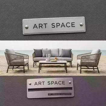 Аренда Комплект мебели плетеной Orlando на пляже «Мандарин» — ART SPACE