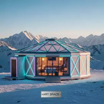 Аренда Шатер Big Tent 10 метров на площадке Rosa Peak (2320м) — ART SPACE