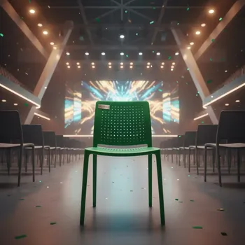 Аренда Стул пластиковый Air зеленый в Red Arena — ART SPACE