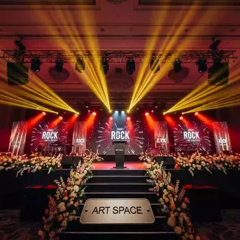 Аренда Техническое оснащение открытия Hard Rock Cafe в Radisson Hotel Rosa Khutor — ART SPACE