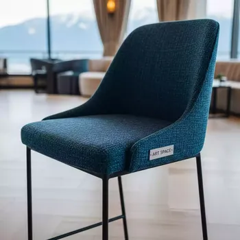 Аренда Барный стул Кельн рогожка синяя в Sochi Marriott Krasnaya Polyana — ART SPACE