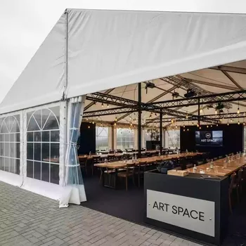 Аренда Шатер двускатный 10х50 м в ресторане «Высота 5642» — ART SPACE