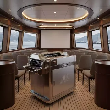 Аренда Финишер модульный Kyocera DF 7130 на VIP-яхте (Имеретинский порт) — ART SPACE