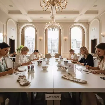 Аренда Носки мастер класс в ресторане «Brunello» — ART SPACE