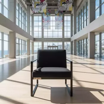 Аренда Кресло Puma черная ткань в комплексе Sea Galaxy — ART SPACE