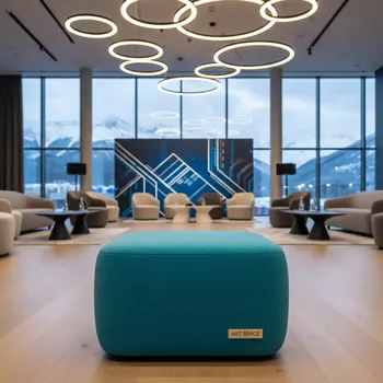 Аренда Пуфик бирюзовый SHAPE в Sochi Marriott Krasnaya Polyana — ART SPACE