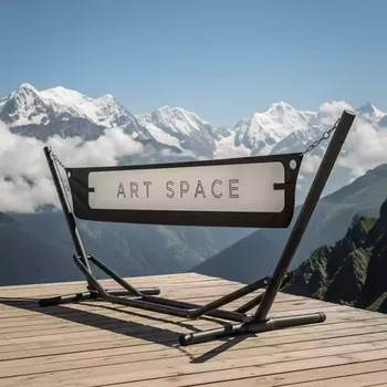 Аренда Стойка для гамака Green Glade S03 на площадке Rosa Peak (2320м) — ART SPACE
