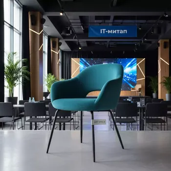 Аренда Стул Игнис велюр Vivaldi металлические черные ножки в Sport Inn Hotel & Wellness — ART SPACE